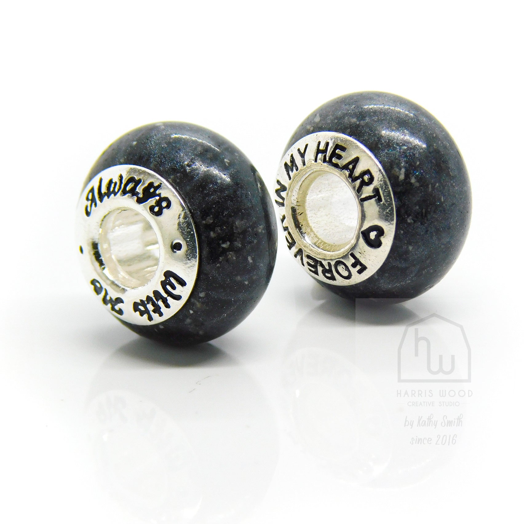 CHARM BEADS - ALWAYS WITH ME (pre-engraved)