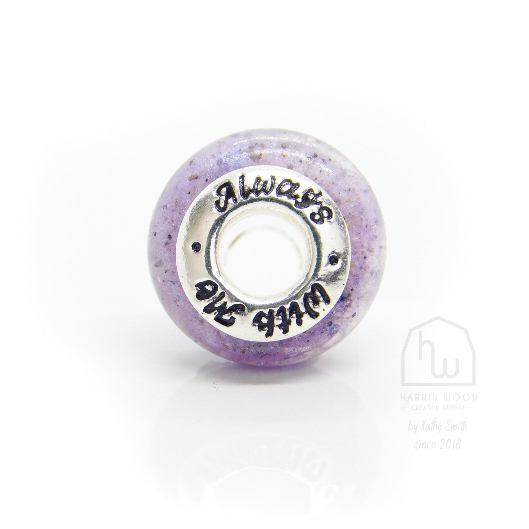 CHARM BEADS - ALWAYS WITH ME (pre-engraved)