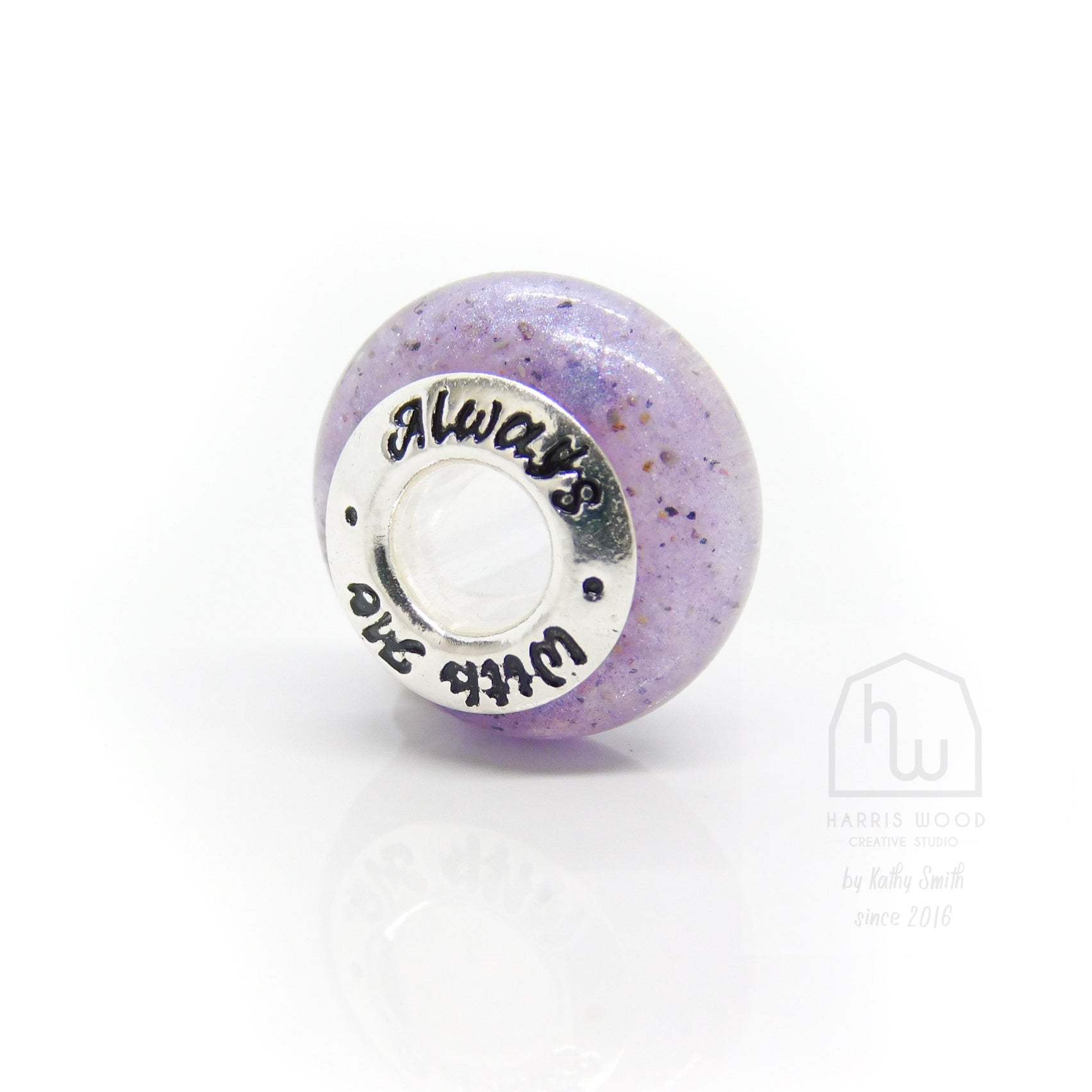 CHARM BEADS - ALWAYS WITH ME (pre-engraved)