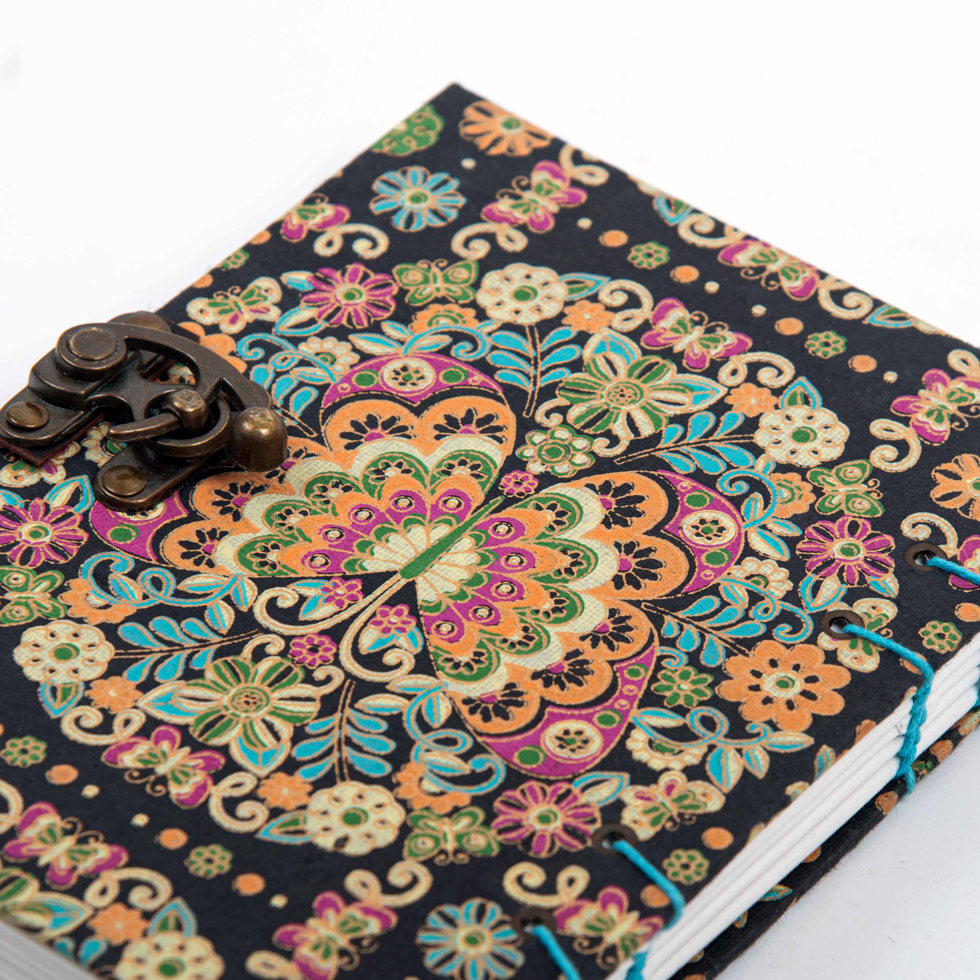 Journal Diary Notebook with Lock - Sketchbook Unruled