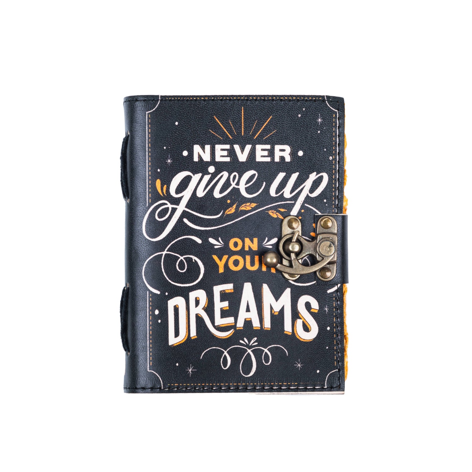 Leather Journal With Quotes