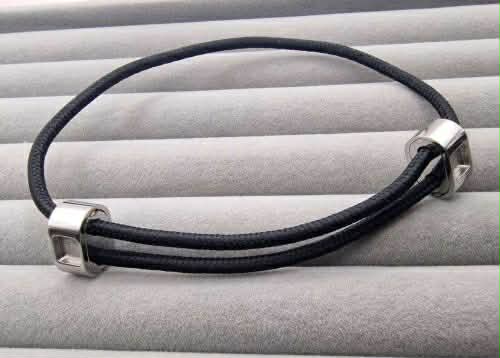 💙Stainless Steel & Cord Memorial Bracelet - ON SALE!