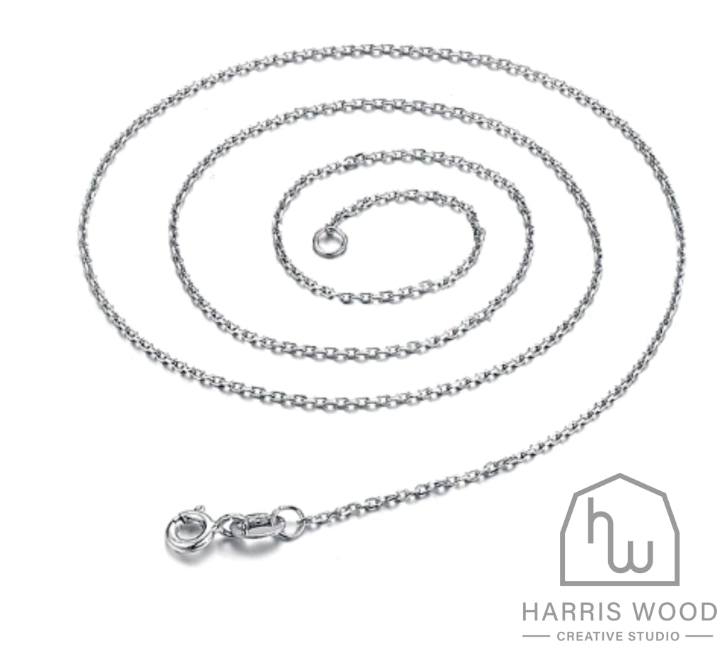 Fine Silver Chain 40Cm
