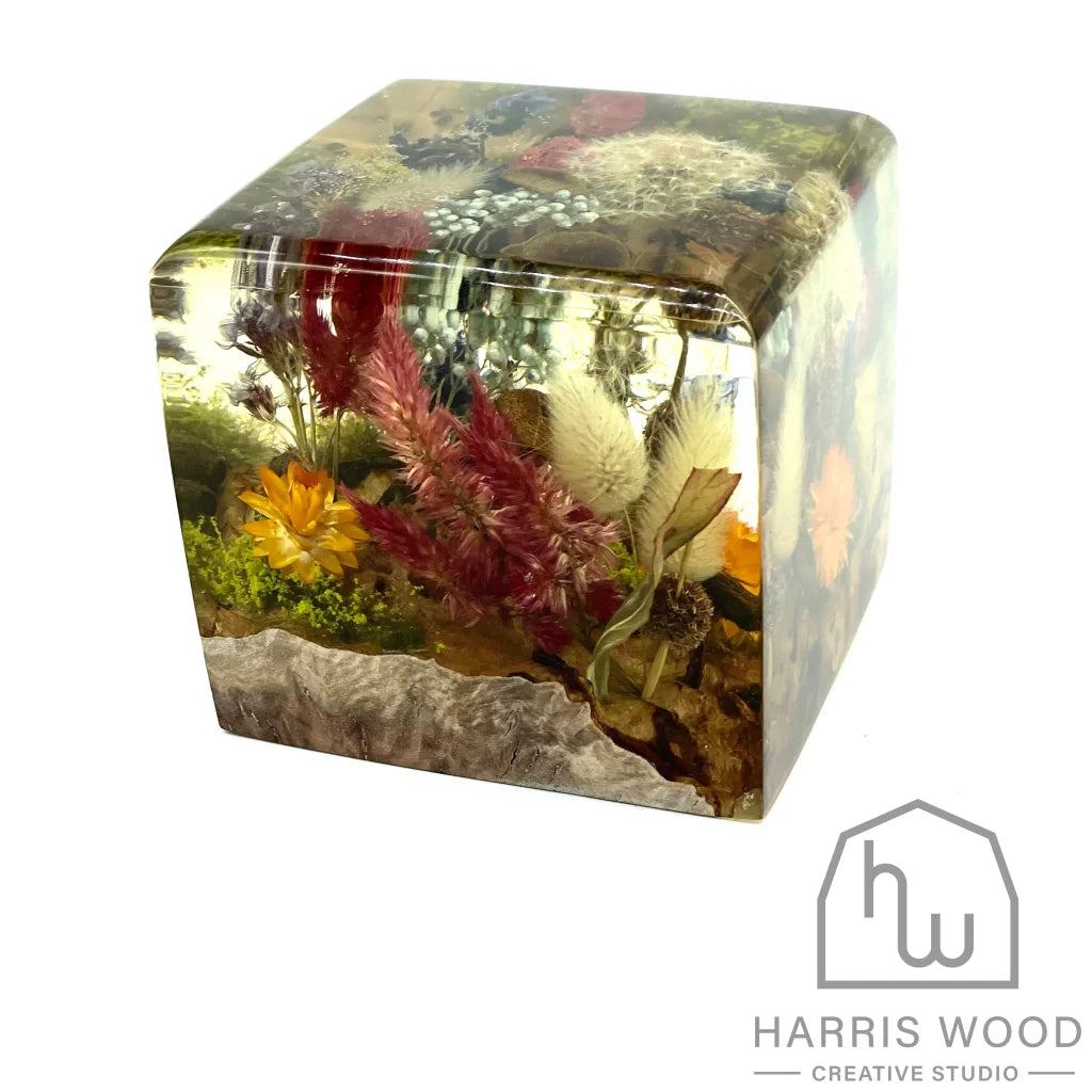 Fantasy Garden Resin piece - Harris Wood Creative Studio