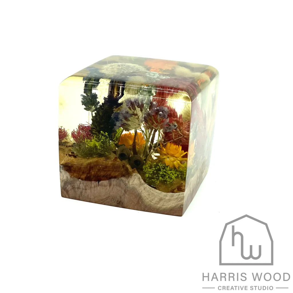 Fantasy Garden Resin piece - Harris Wood Creative Studio