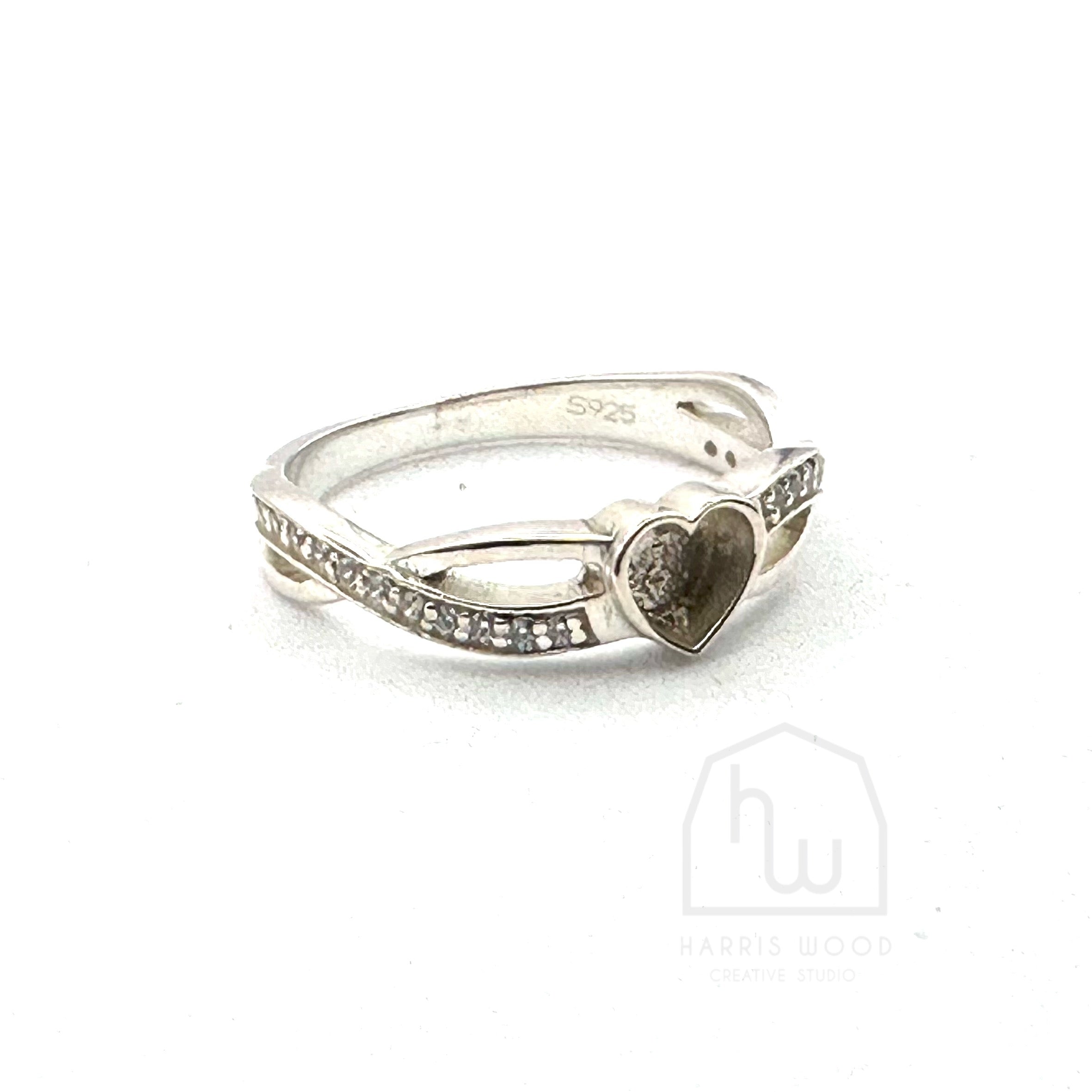EOL - SIZE R ONLY IN STOCK - Splendour CZ Ring - SOLID SILVER