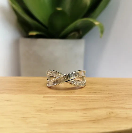 Jacinta CZ Ring - SOLID SILVER