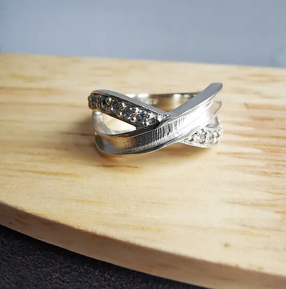 Jacinta CZ Ring - SOLID SILVER