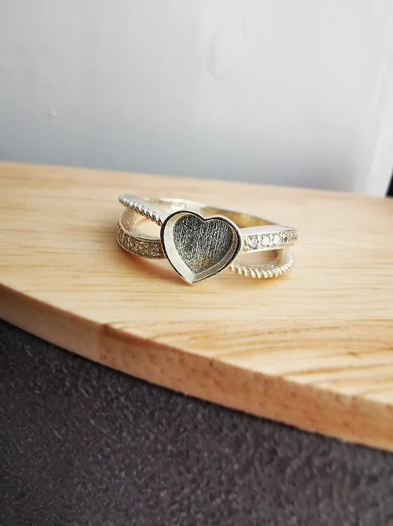 EOL - Genevieve CZ Ring - SOLID SILVER