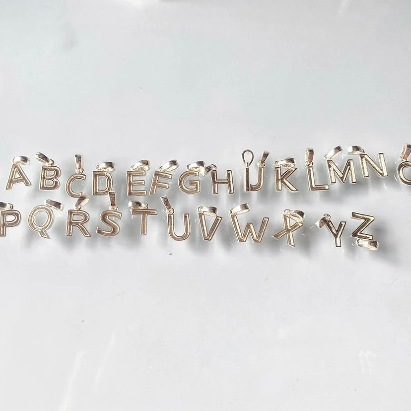 MINI MONOGRAM PENDANT - SOLID 925 SILVER