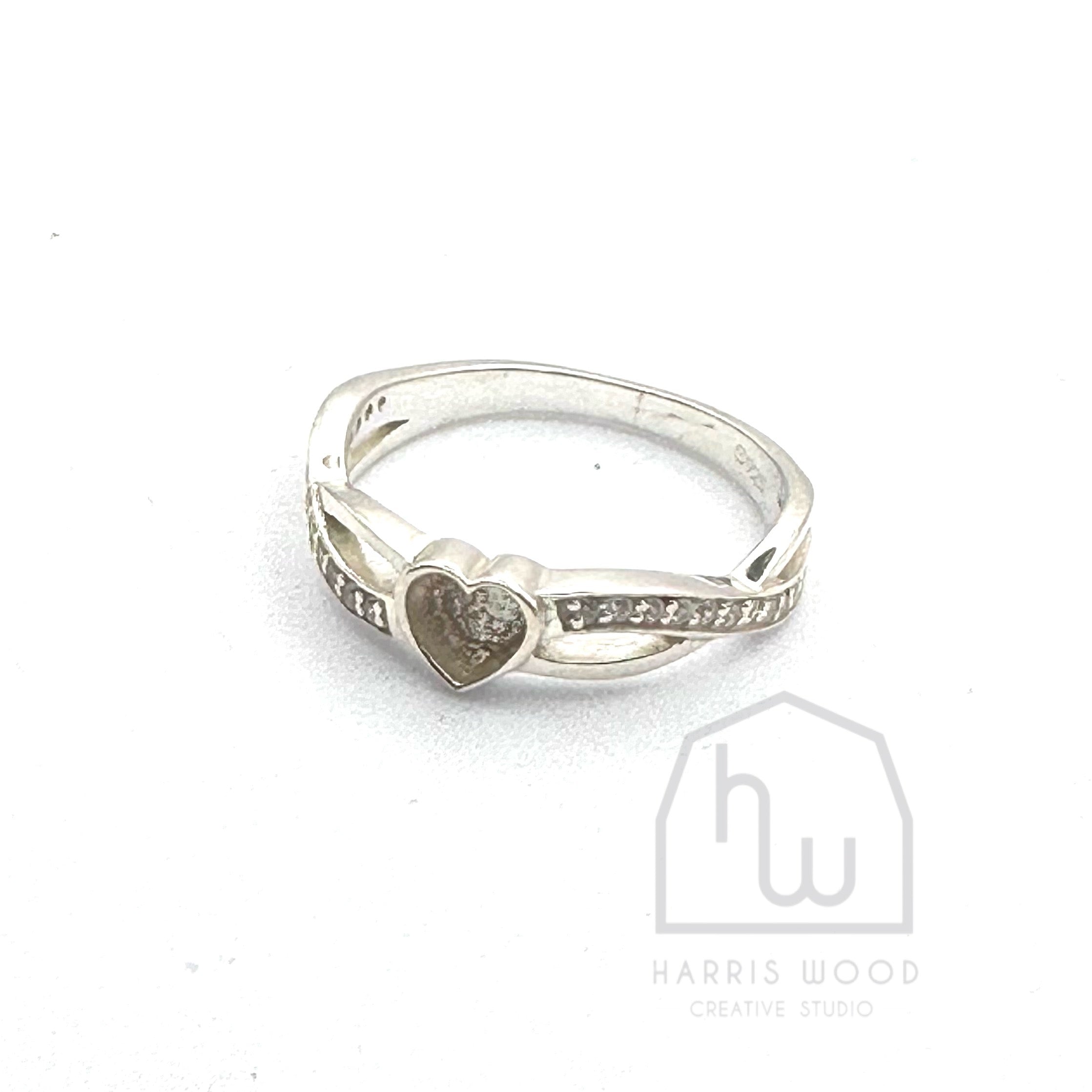 EOL - SIZE R ONLY IN STOCK - Splendour CZ Ring - SOLID SILVER