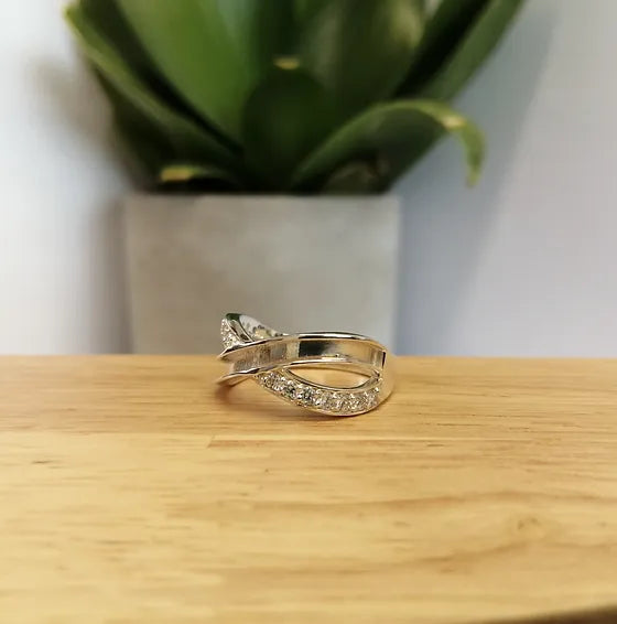 Jacinta CZ Ring - SOLID SILVER
