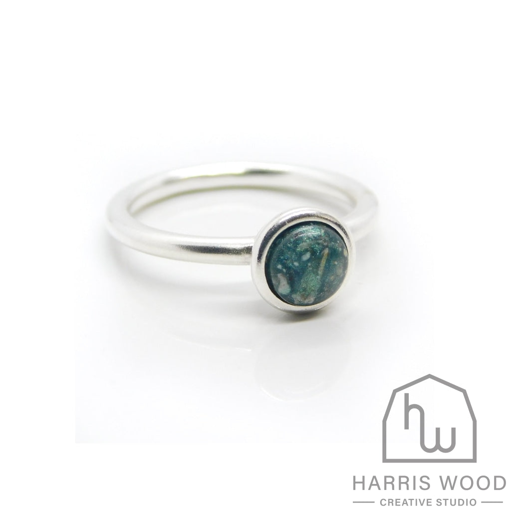 Ayla Solitaire Ring - Harris Wood Creative Studio
