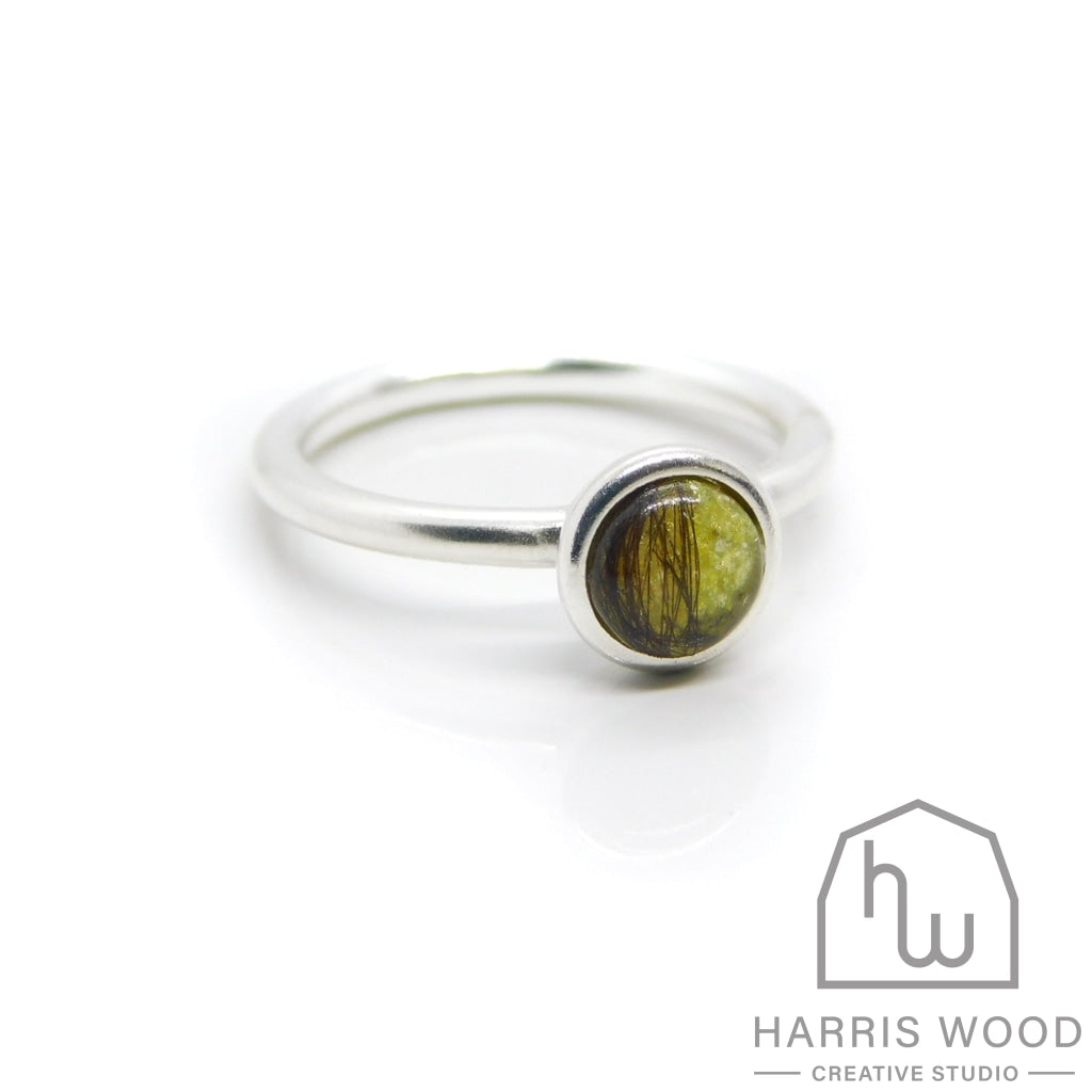 Ayla Solitaire Ring - Harris Wood Creative Studio