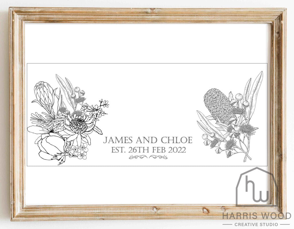 Aussie Flora design 2 - Harris Wood Creative Studio