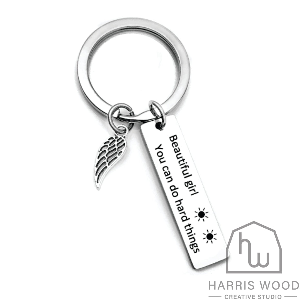 Beautiful Girl Keytag