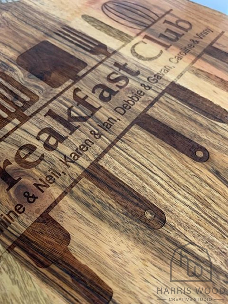 Breakfast Club design - Harris Wood Creative Studio