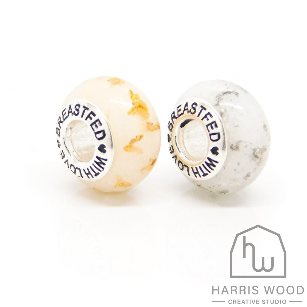 CHARM BEADS - BREASTMILK - Harris Wood Creative Studio