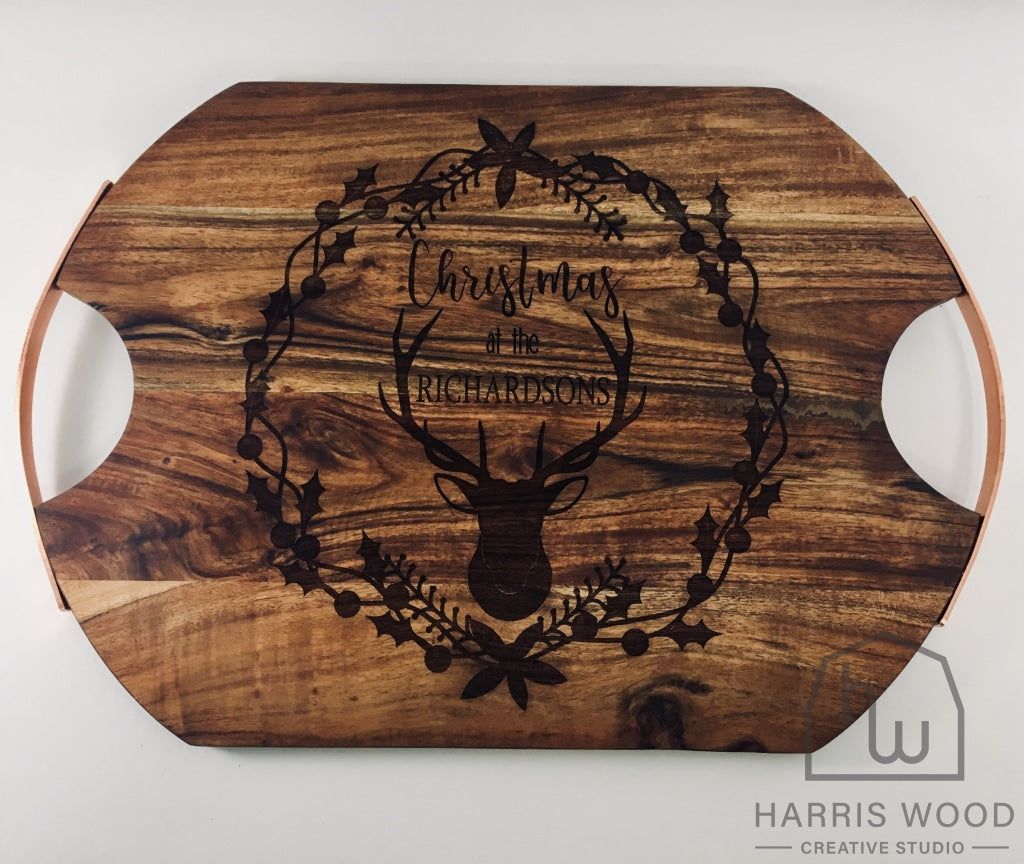 Christmas at the "Family Name" board Design - Harris Wood Creative Studio