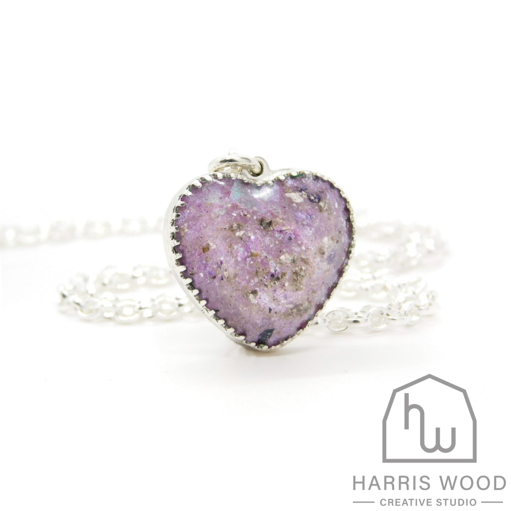 Crown Heart Pendants - Harris Wood Creative Studio
