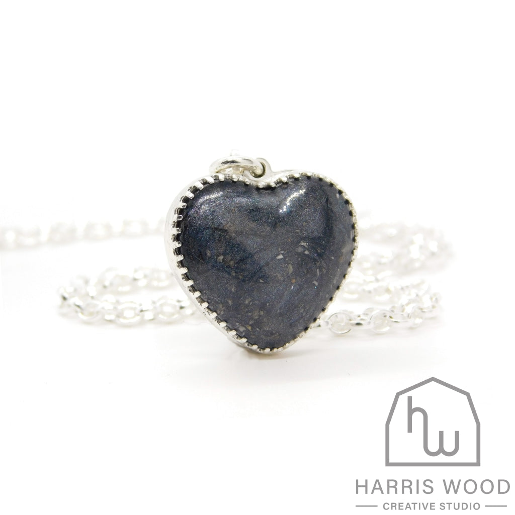 Crown Heart Pendants - Harris Wood Creative Studio