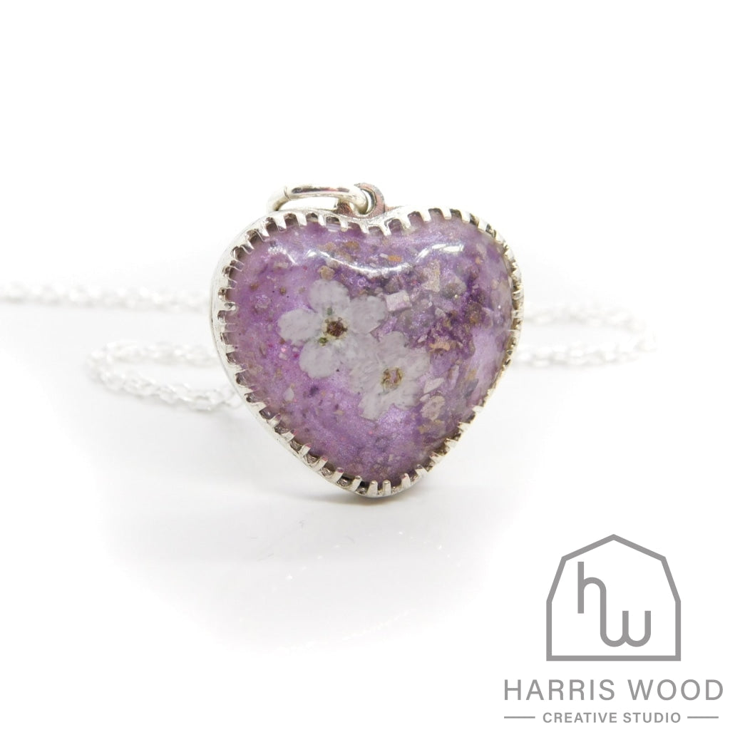 Crown Heart Pendants - Harris Wood Creative Studio