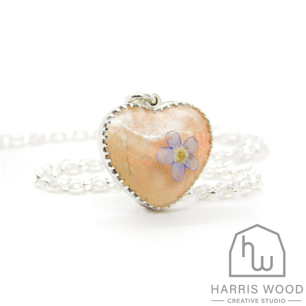 Crown Heart Pendants - Harris Wood Creative Studio