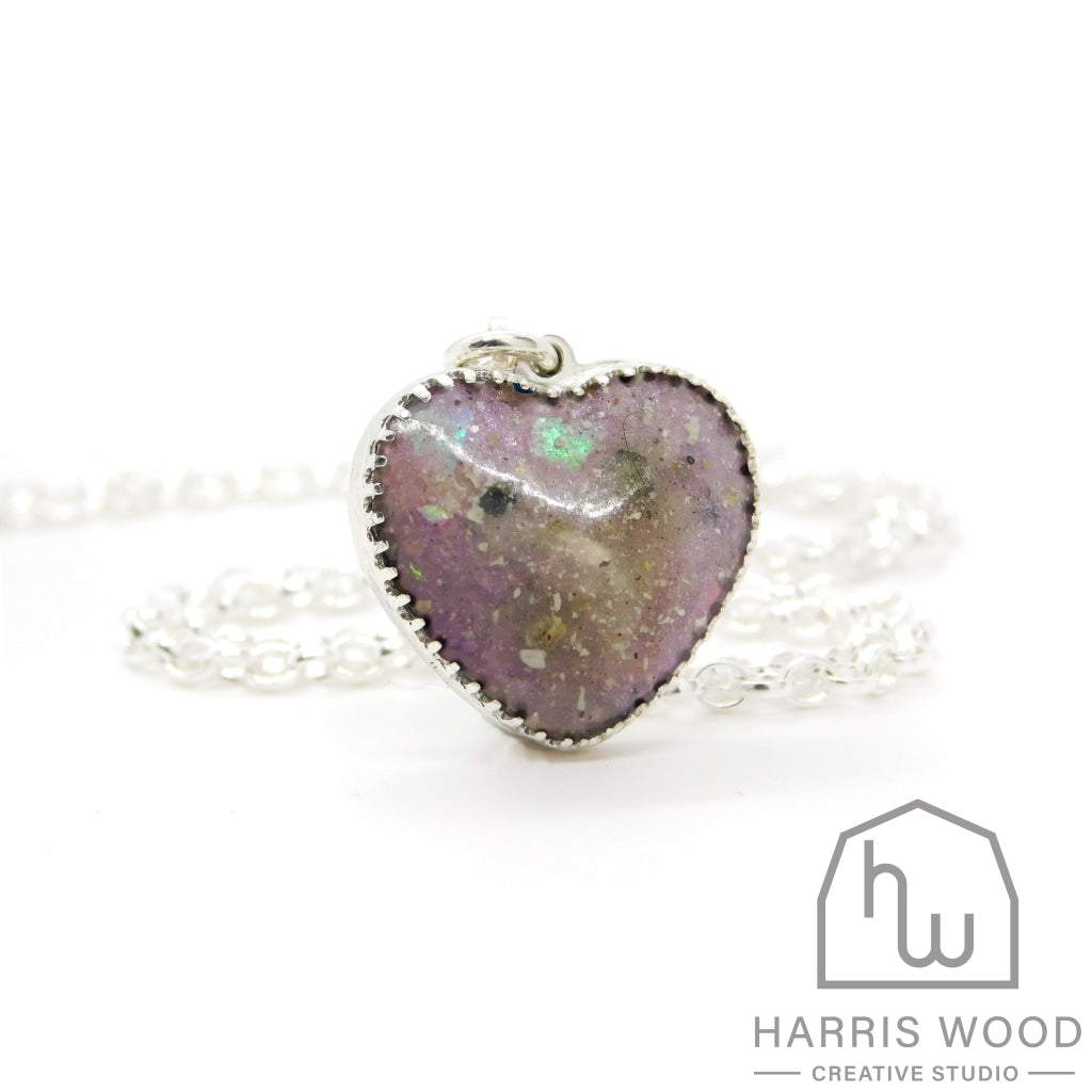 Crown Heart Pendants - Harris Wood Creative Studio