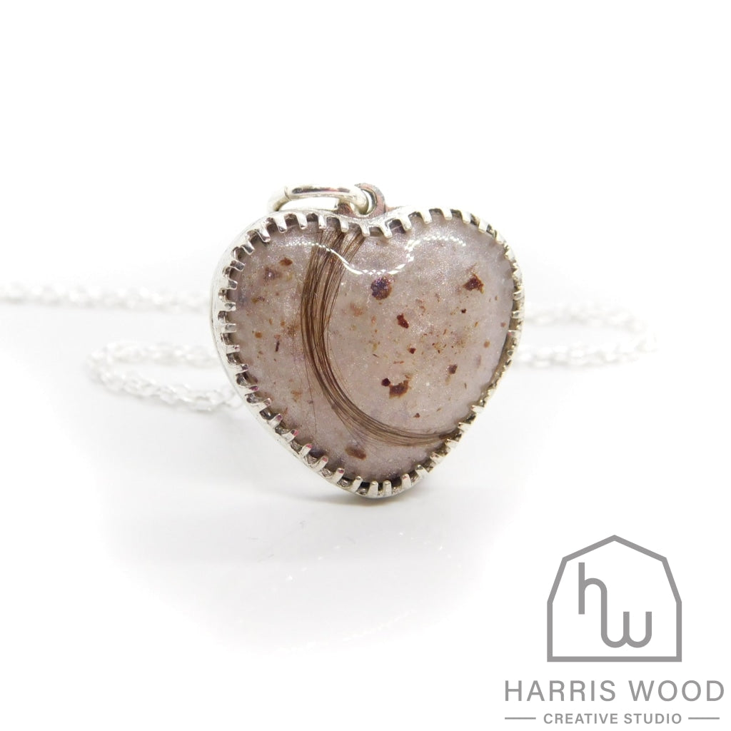 Crown Heart Pendants - Harris Wood Creative Studio
