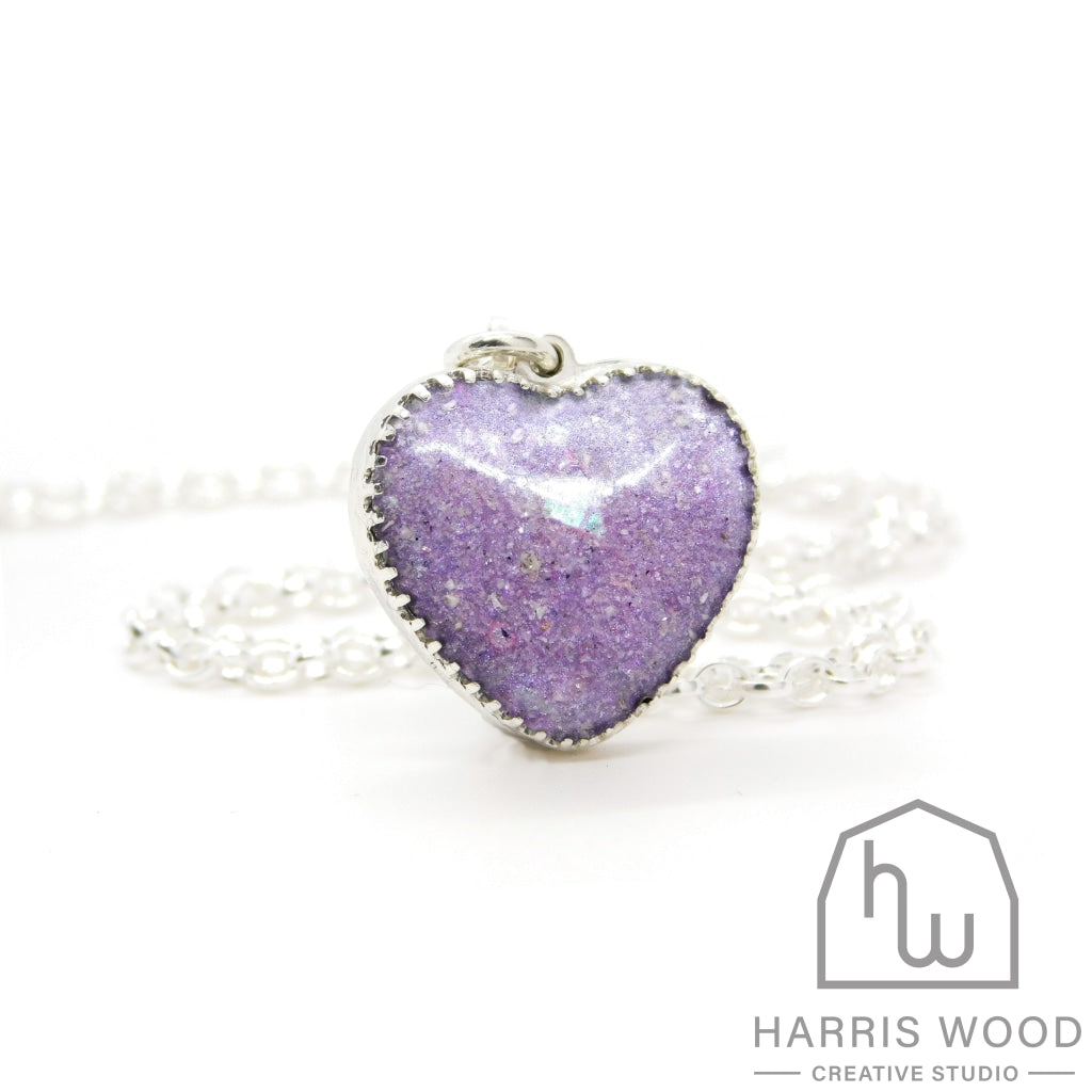 Crown Heart Pendants - Harris Wood Creative Studio