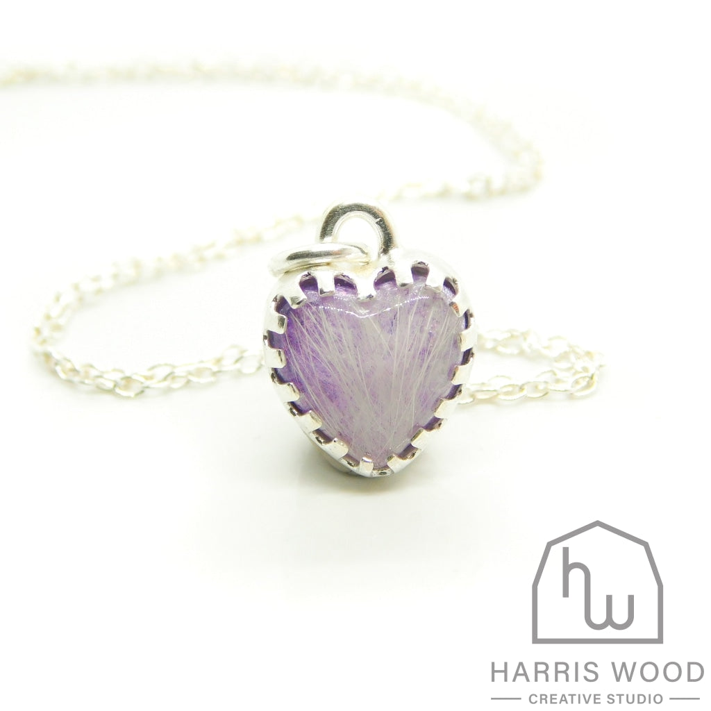 Crown Heart Pendants - Harris Wood Creative Studio