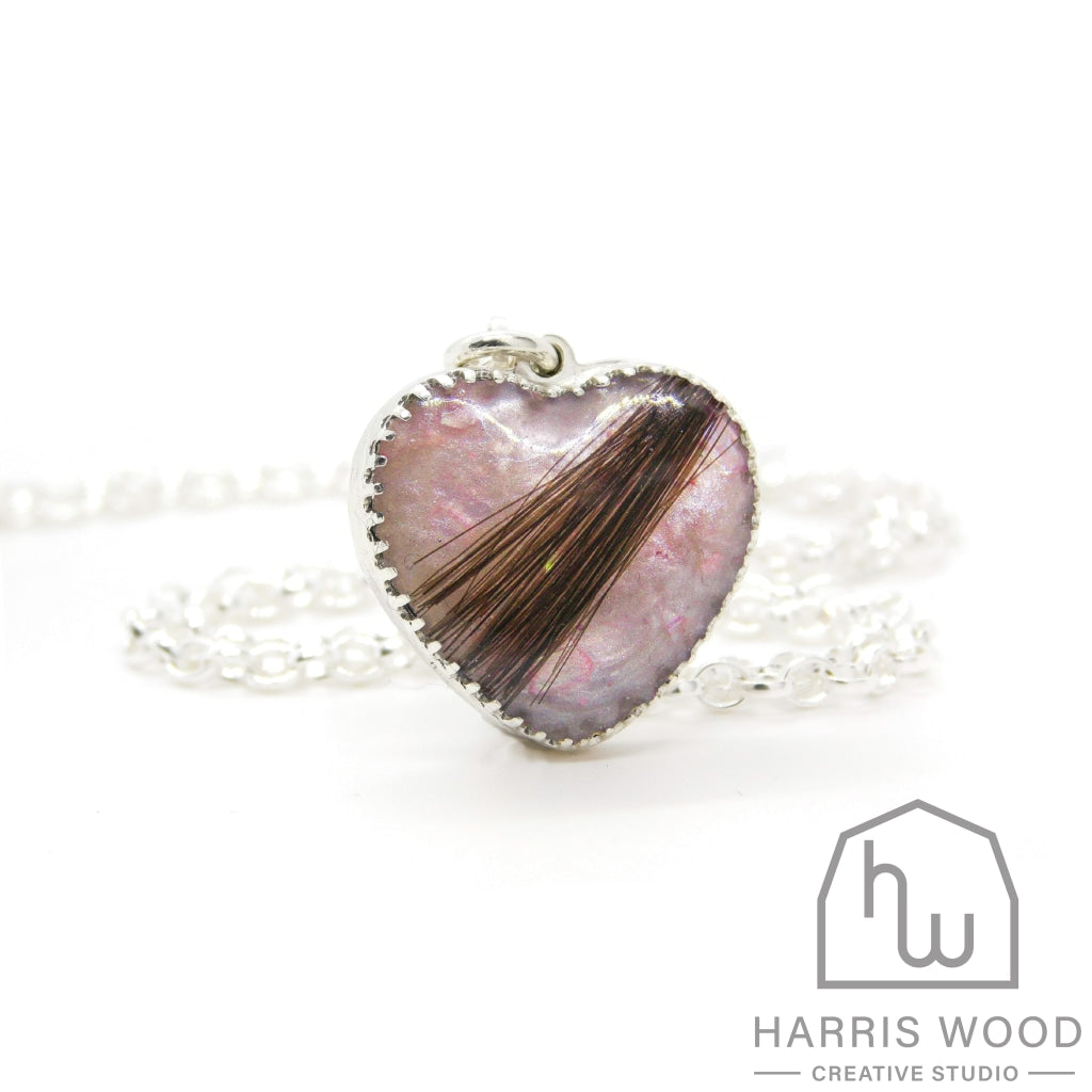 Crown Heart Pendants - Harris Wood Creative Studio