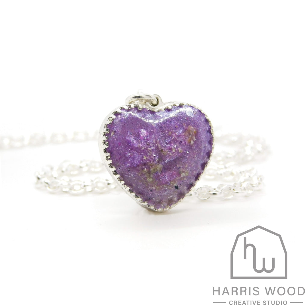 Crown Heart Pendants - Harris Wood Creative Studio