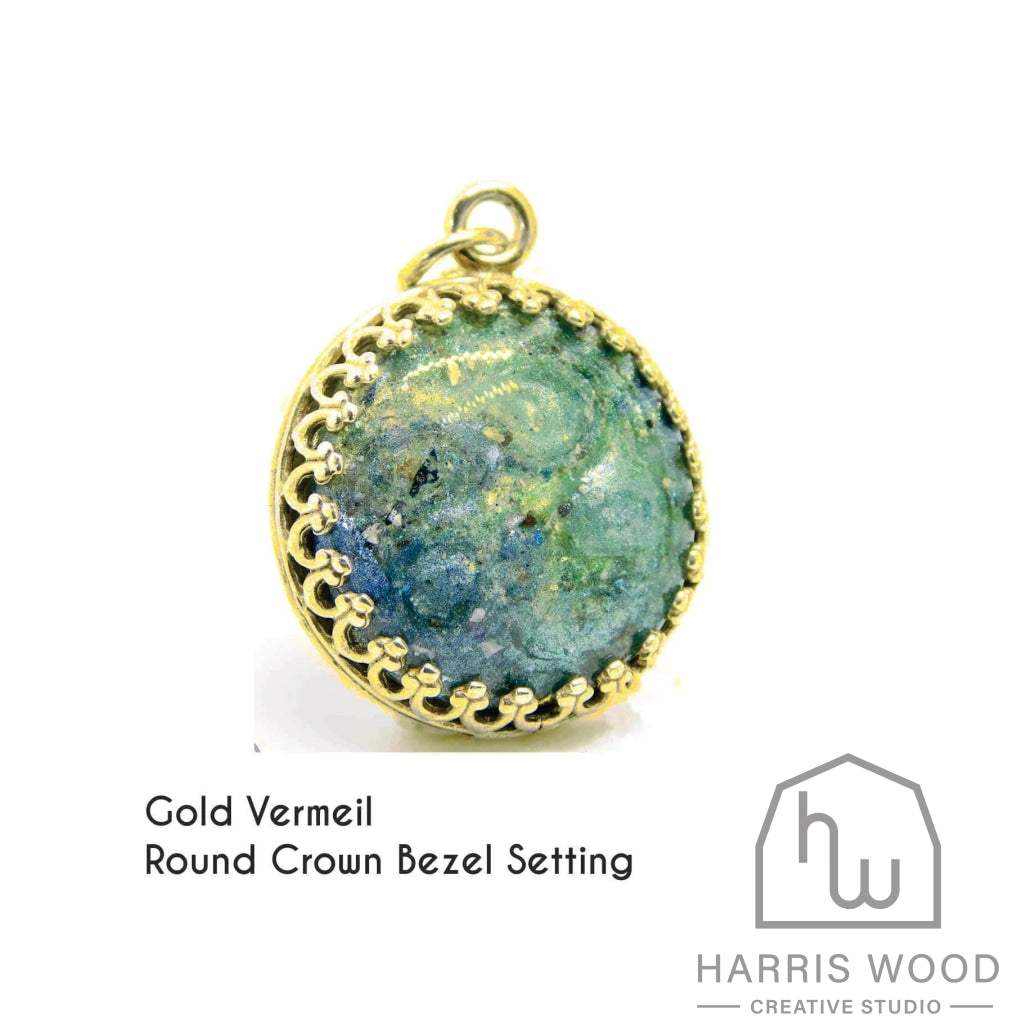 Crown Round Pendants - Harris Wood Creative Studio