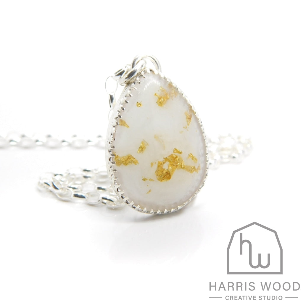 Crown Teardrop Pendants - Harris Wood Creative Studio