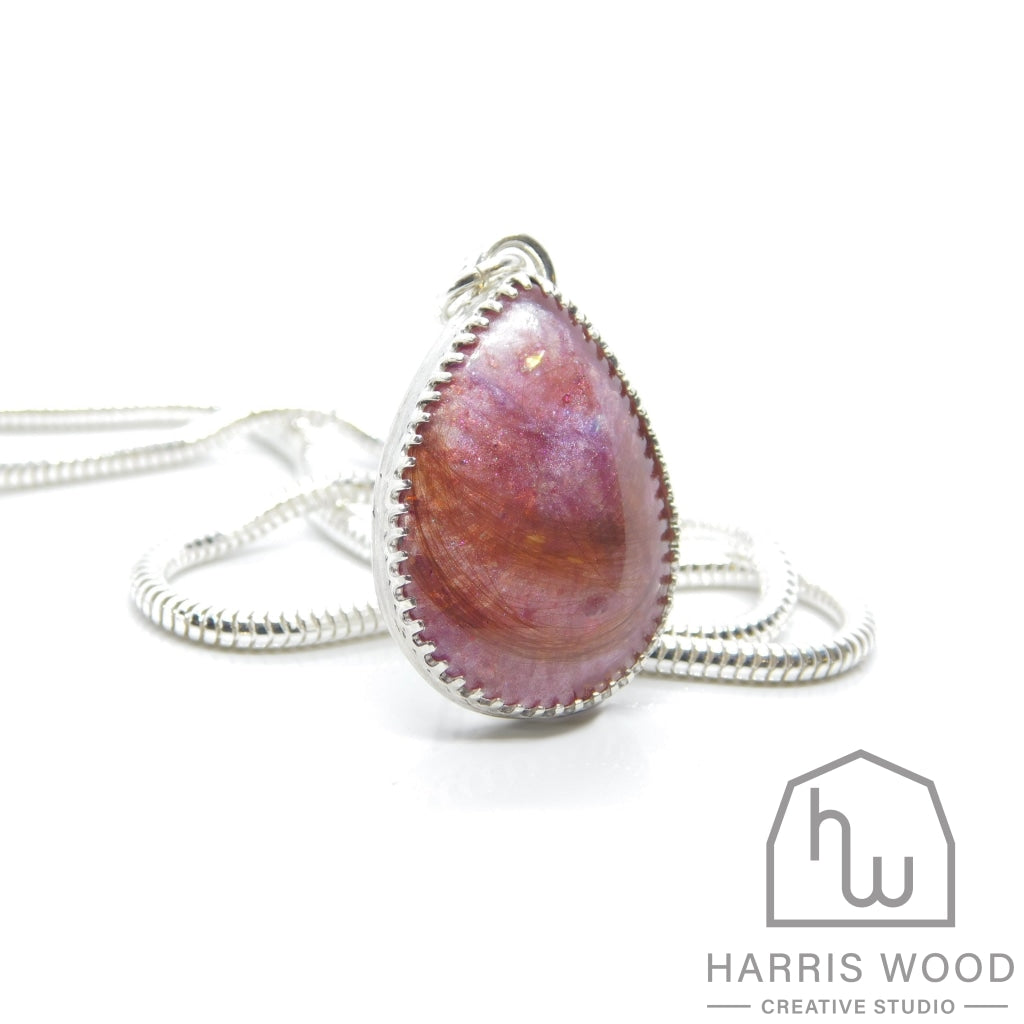 Crown Teardrop Pendants - Harris Wood Creative Studio