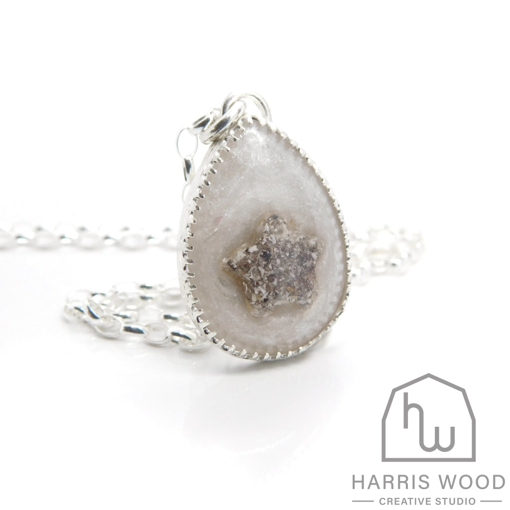 Crown Teardrop Pendants - Harris Wood Creative Studio