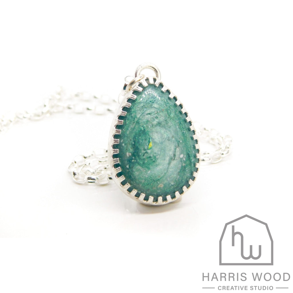 Crown Teardrop Pendants - Harris Wood Creative Studio