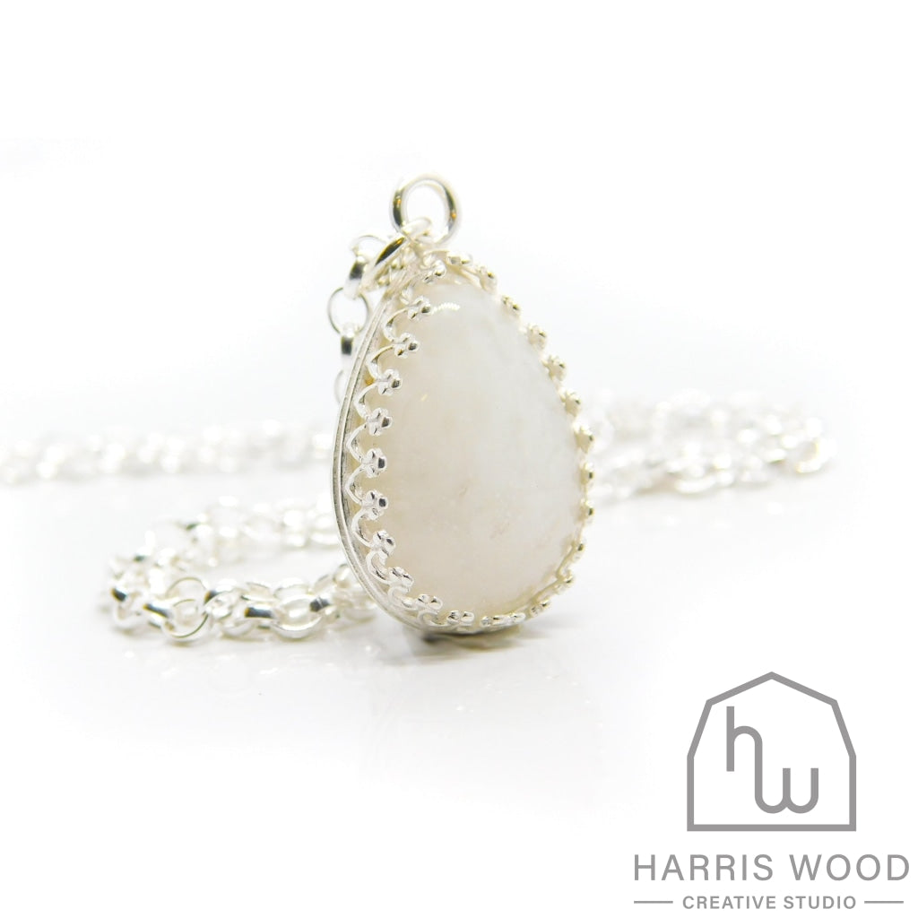 Crown Teardrop Pendants - Harris Wood Creative Studio