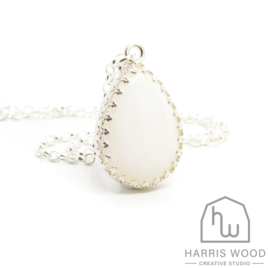 Crown Teardrop Pendants - Harris Wood Creative Studio
