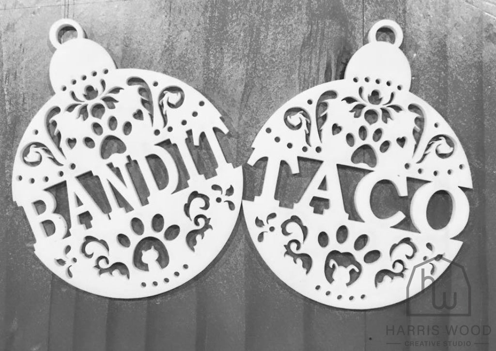 Family Pet Ornament - Harris Wood Creative Studio