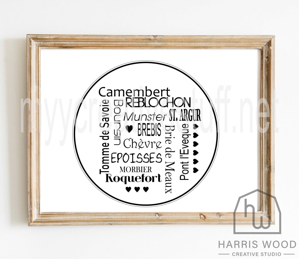 French Cheese Design - Harris Wood Creative Studio