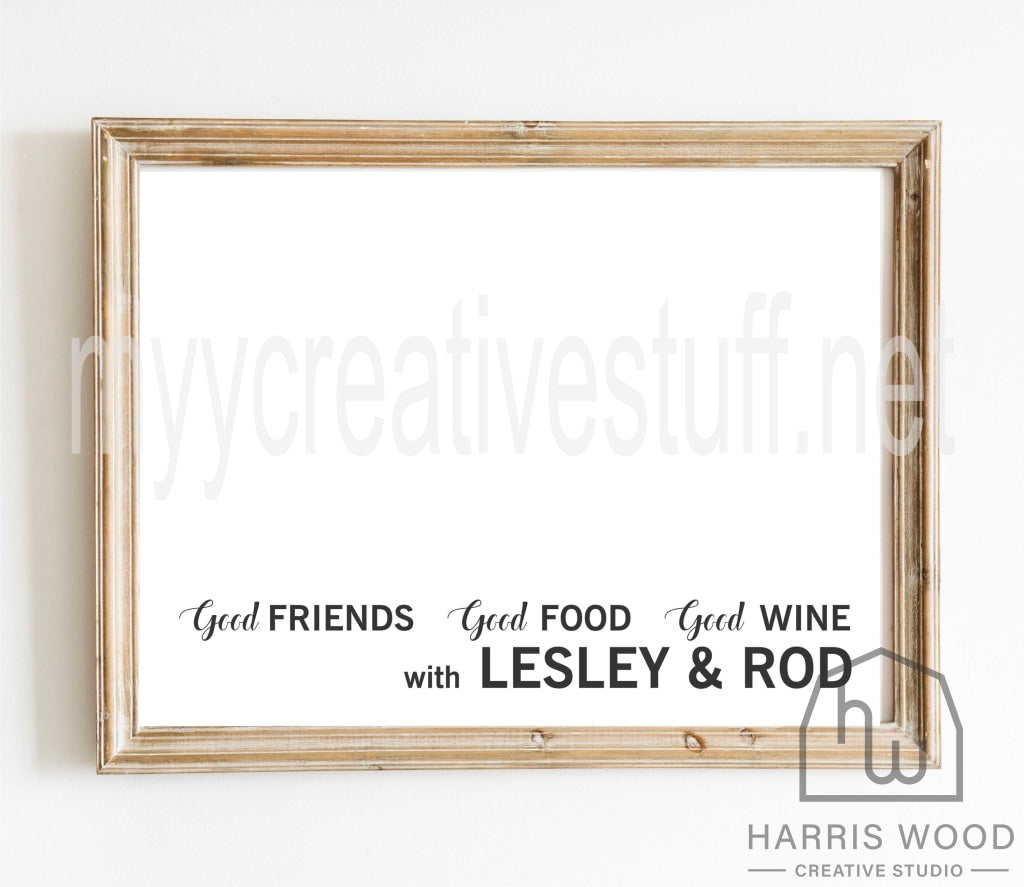 Good Food Friends Design 1 - Harris Wood Creative Studio
