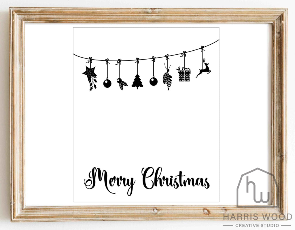 Merry Christmas 2 design - Harris Wood Creative Studio