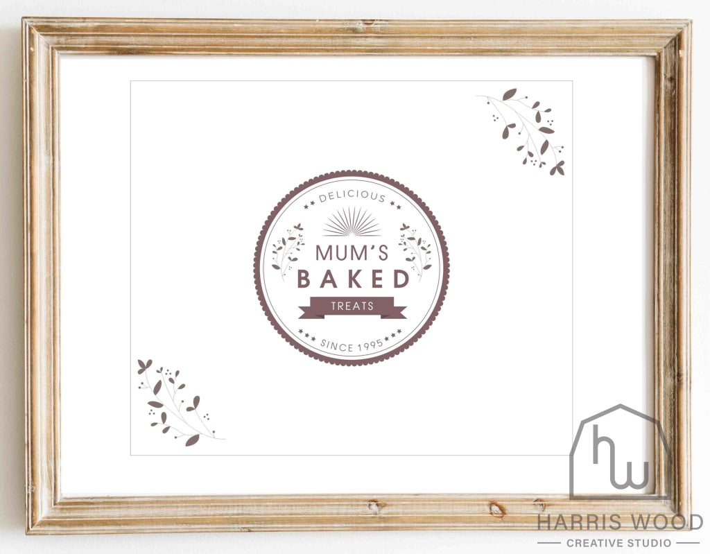 Mums Baked Treats design - Harris Wood Creative Studio