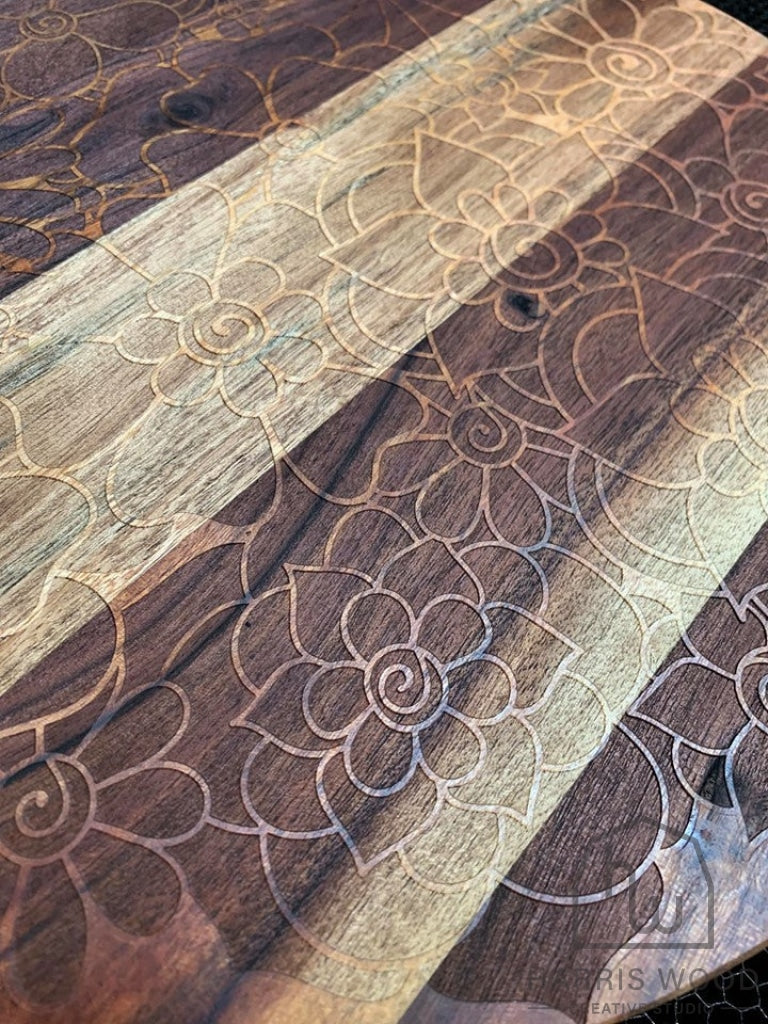 Round Flower design - Harris Wood Creative Studio