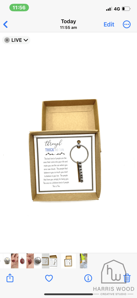 Through Thick And Thin Keytag
