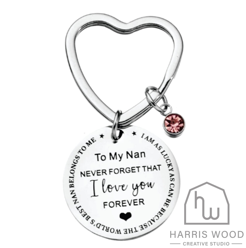 To My Nan Keytag