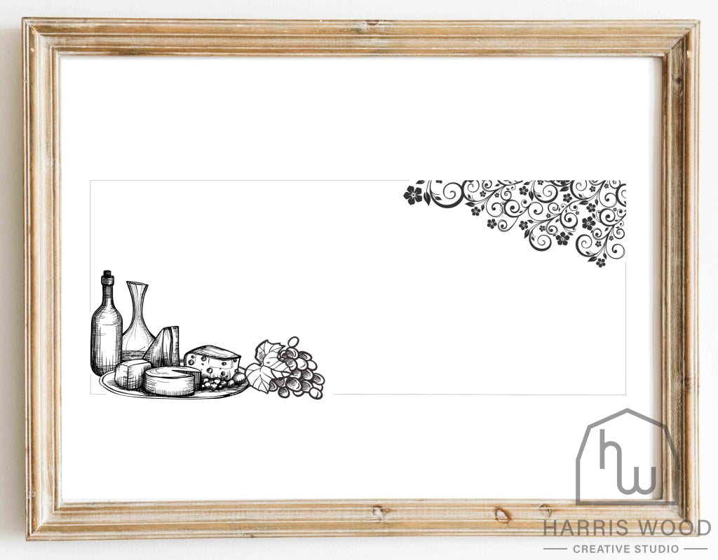 Wine and Cheese Design 1 - Harris Wood Creative Studio