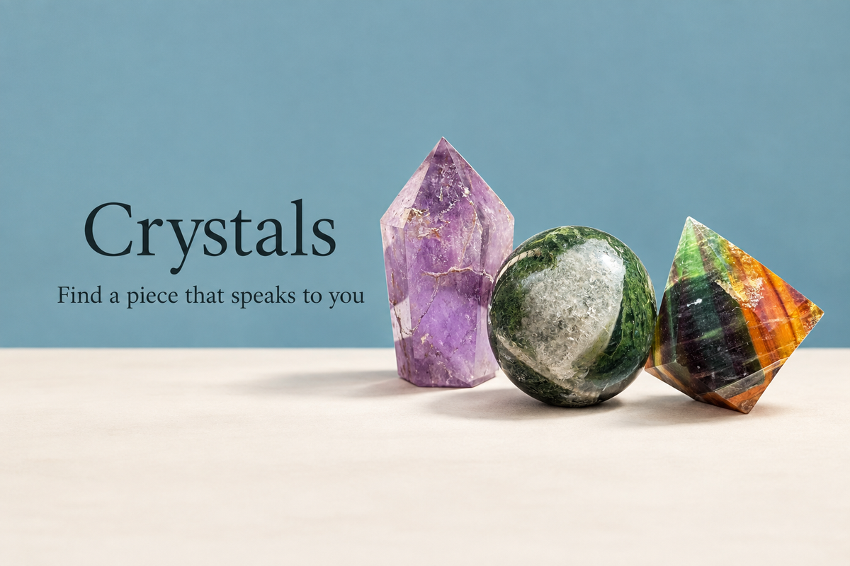 Crystal header using actual product reference photos